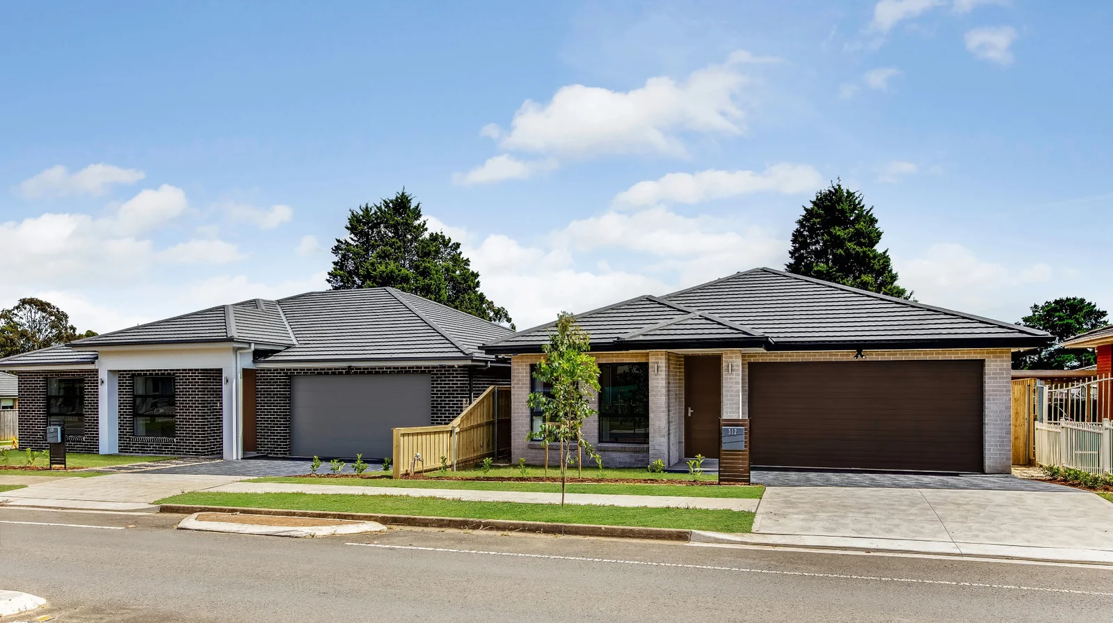 The Peppin dual occupancy build in Campbelltown by Bayview Homes